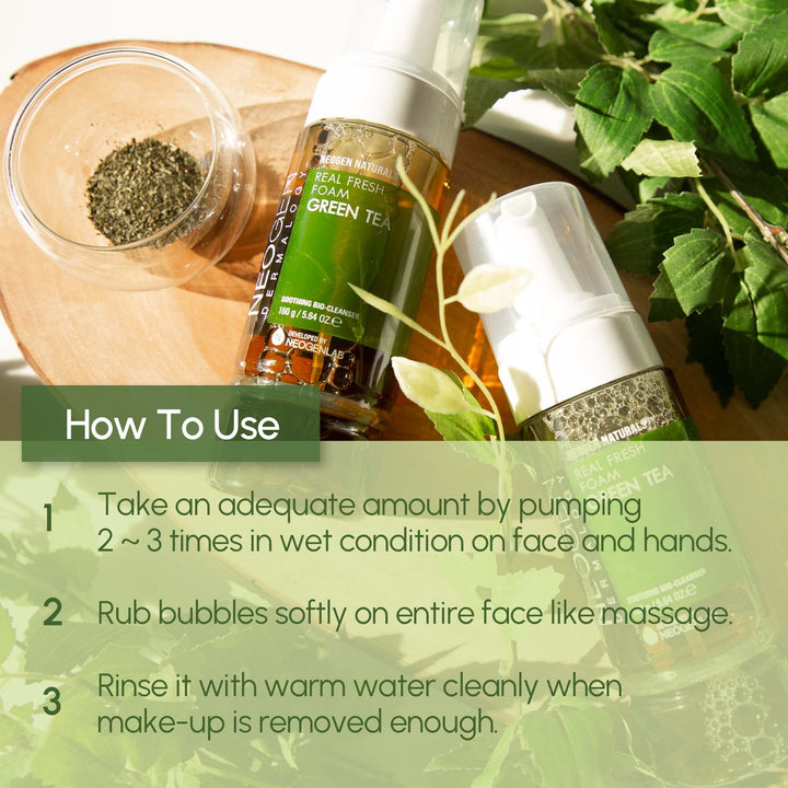 Neogen Dermalogy Green Tea Real Fresh Foam Cleanser