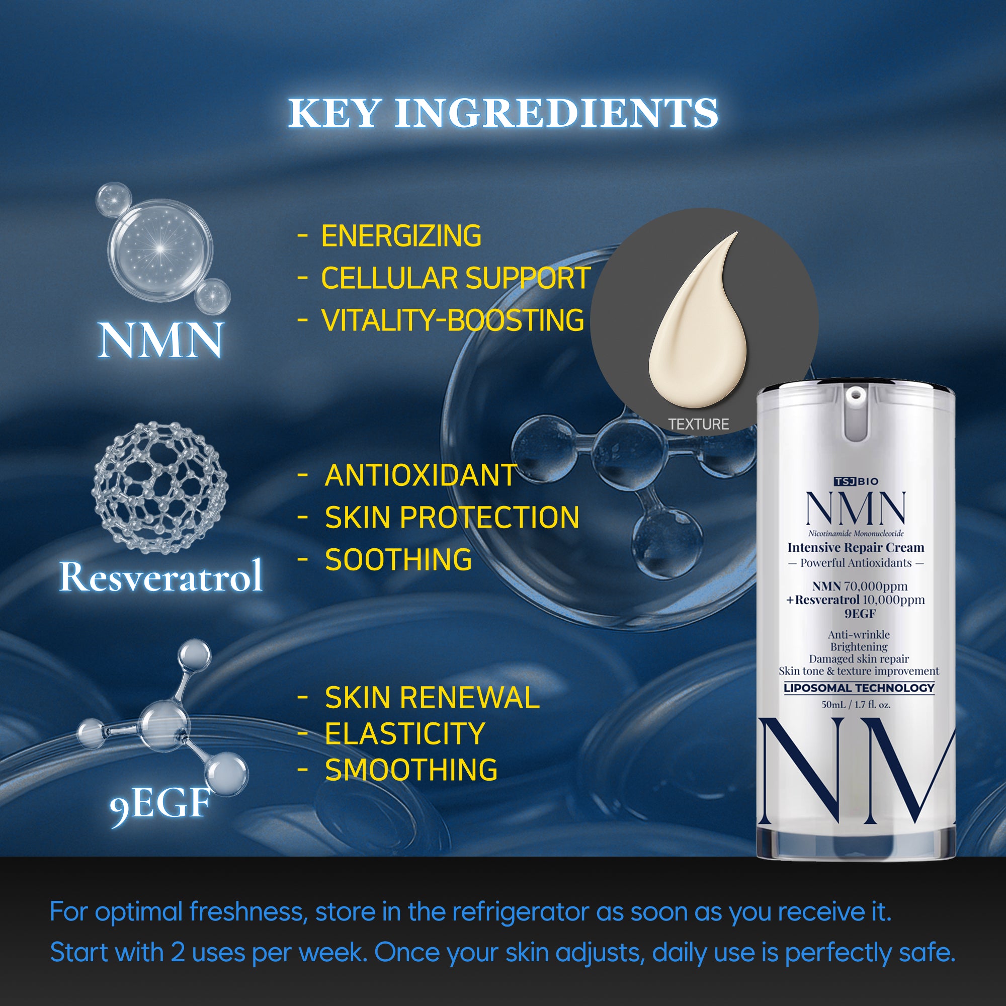 NMN Intensive Repair Cream – Lumia Beauty