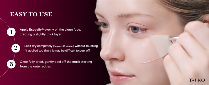 COMING SOON!  Exogelly Peel-Off Mask